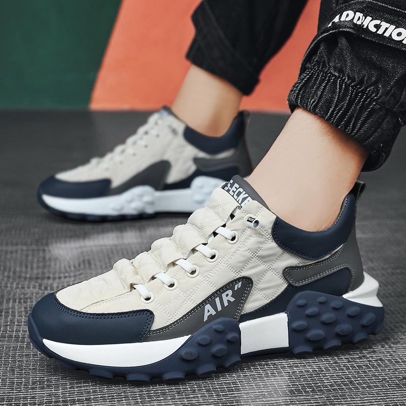Men’s Chunky Streetwear Sneakers – Shock-Absorbing Sole & Bold Modern Design