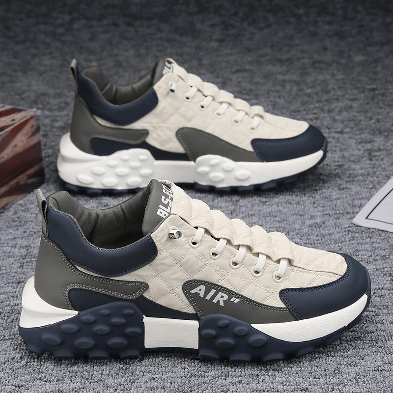 Men’s Chunky Streetwear Sneakers – Shock-Absorbing Sole & Bold Modern Design