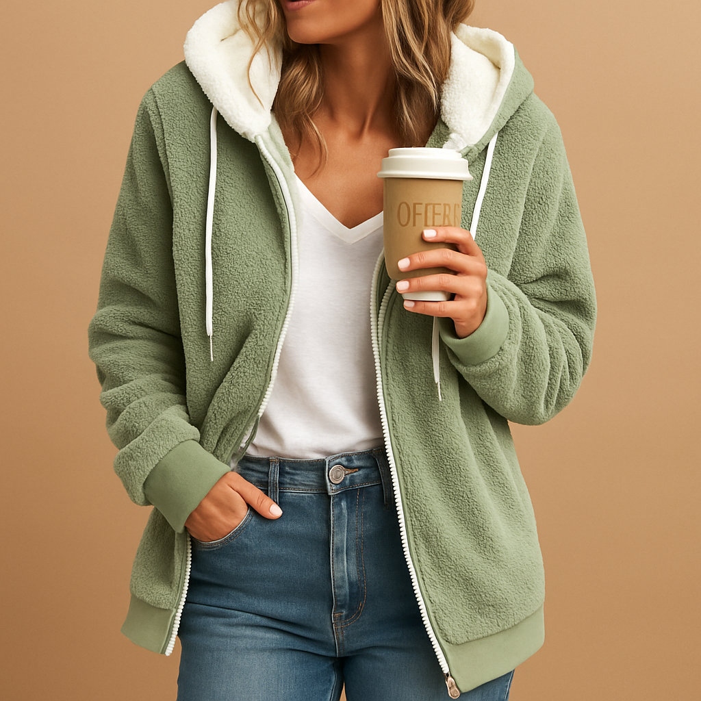 Fleece-Lined Zip Hoodie – Warm, Cosy & Everyday Perfect