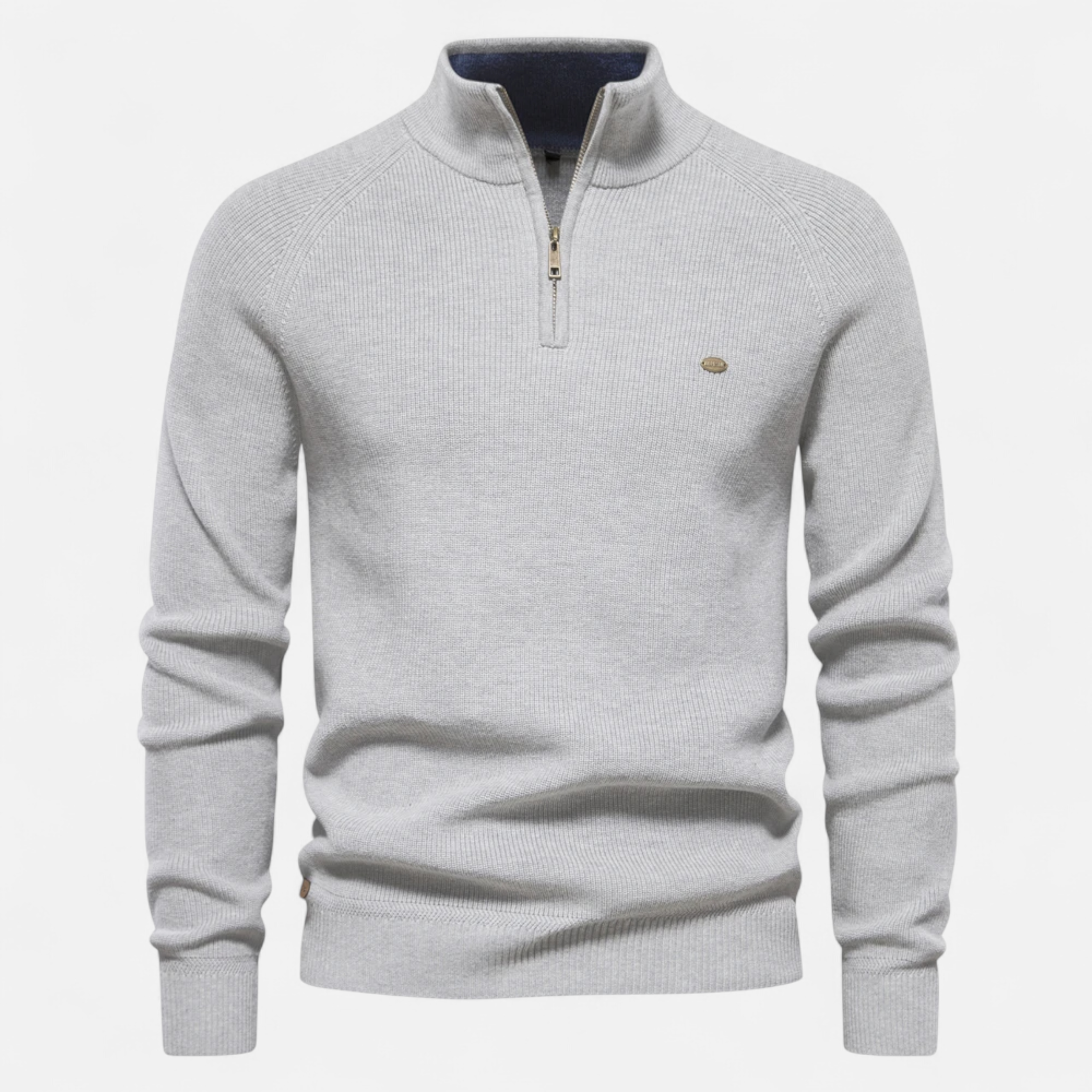 Men’s Premium Half-Zip Knit Sweater – Soft Touch, Warm & Stylish