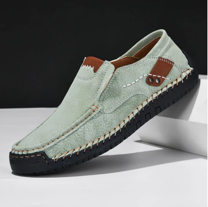 Men’s Casual Leather Loafers – Hand-Stitched Design & All-Day Comfort