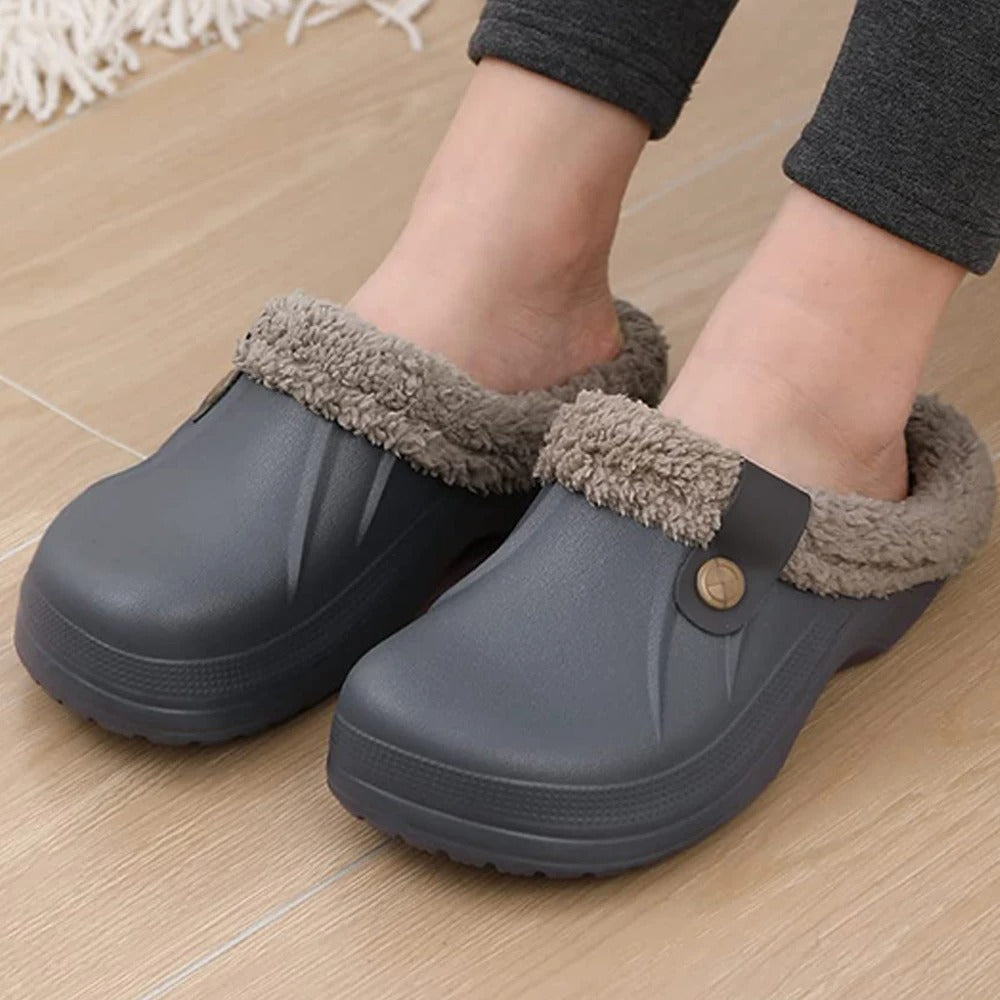 CozyClog Warm Lined Winter Clogs – Lightweight Slip-On Comfort Shoes