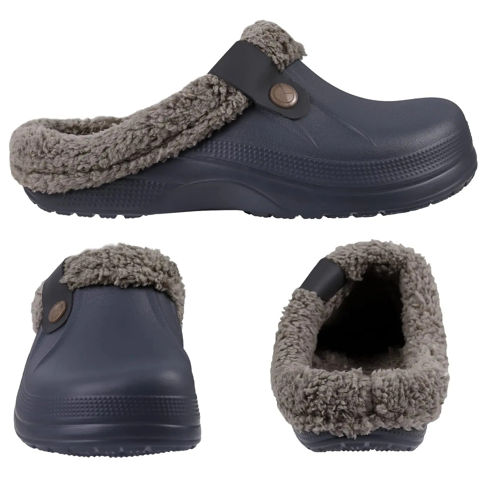 CozyClog Warm Lined Winter Clogs – Lightweight Slip-On Comfort Shoes