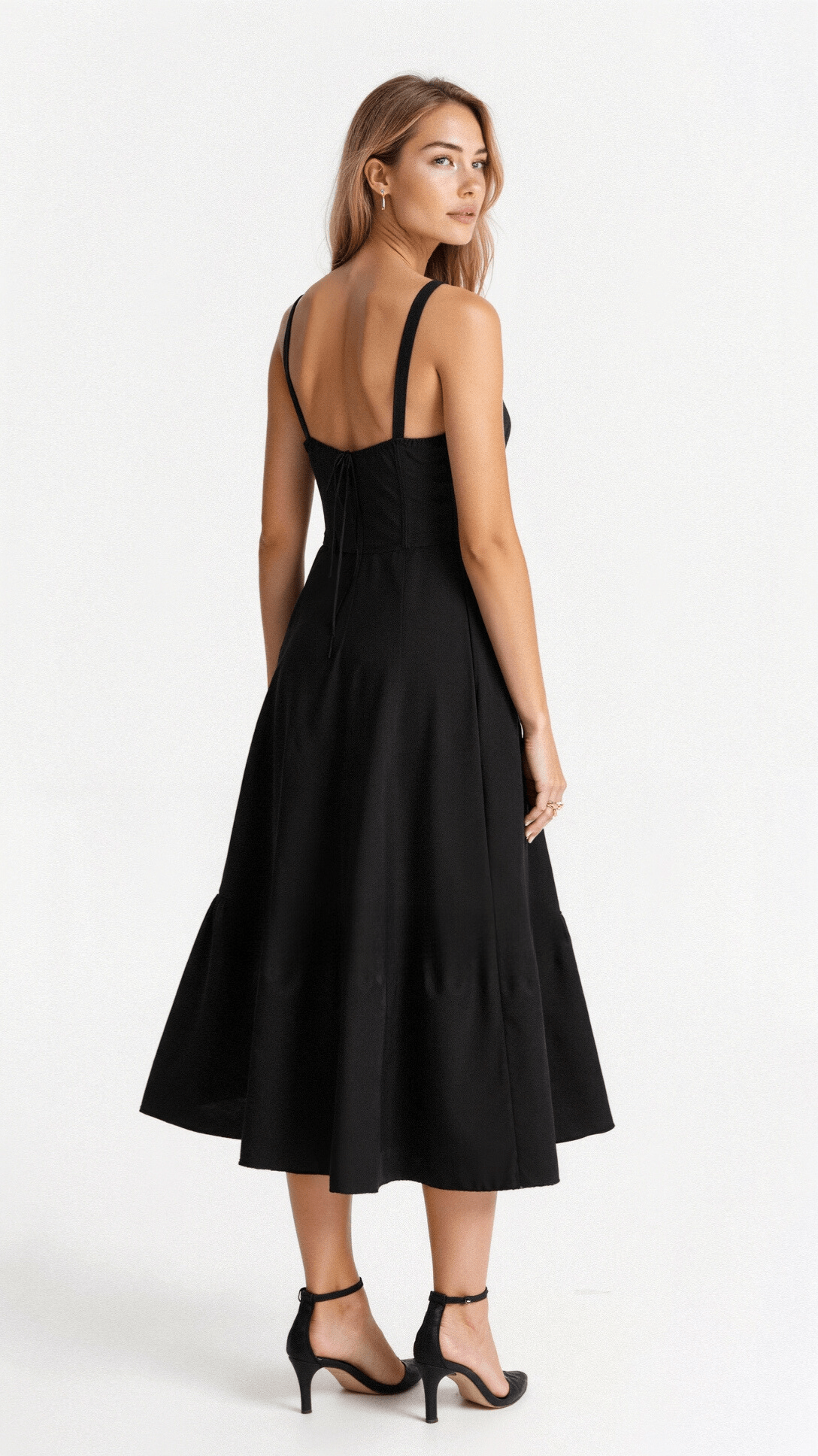 Corset Midi Dress for Women | Elegant Silhouette