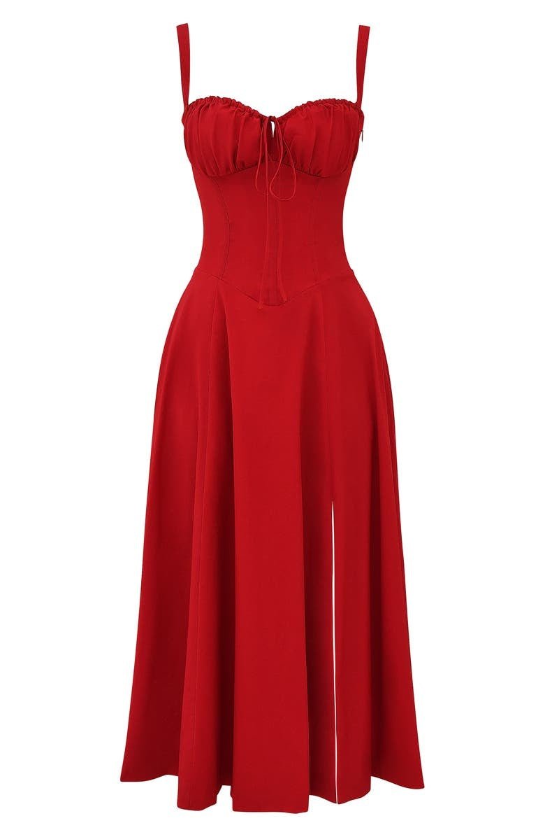 Corset Midi Dress for Women | Elegant Silhouette