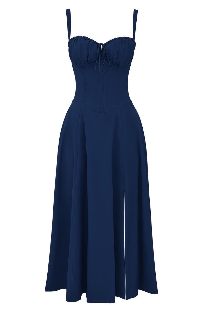 Corset Midi Dress for Women | Elegant Silhouette
