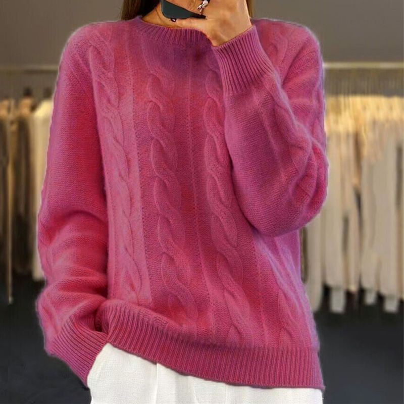 Soft Cable Knit Cozy Sweater – Warm, Stylish & Everyday Comfort