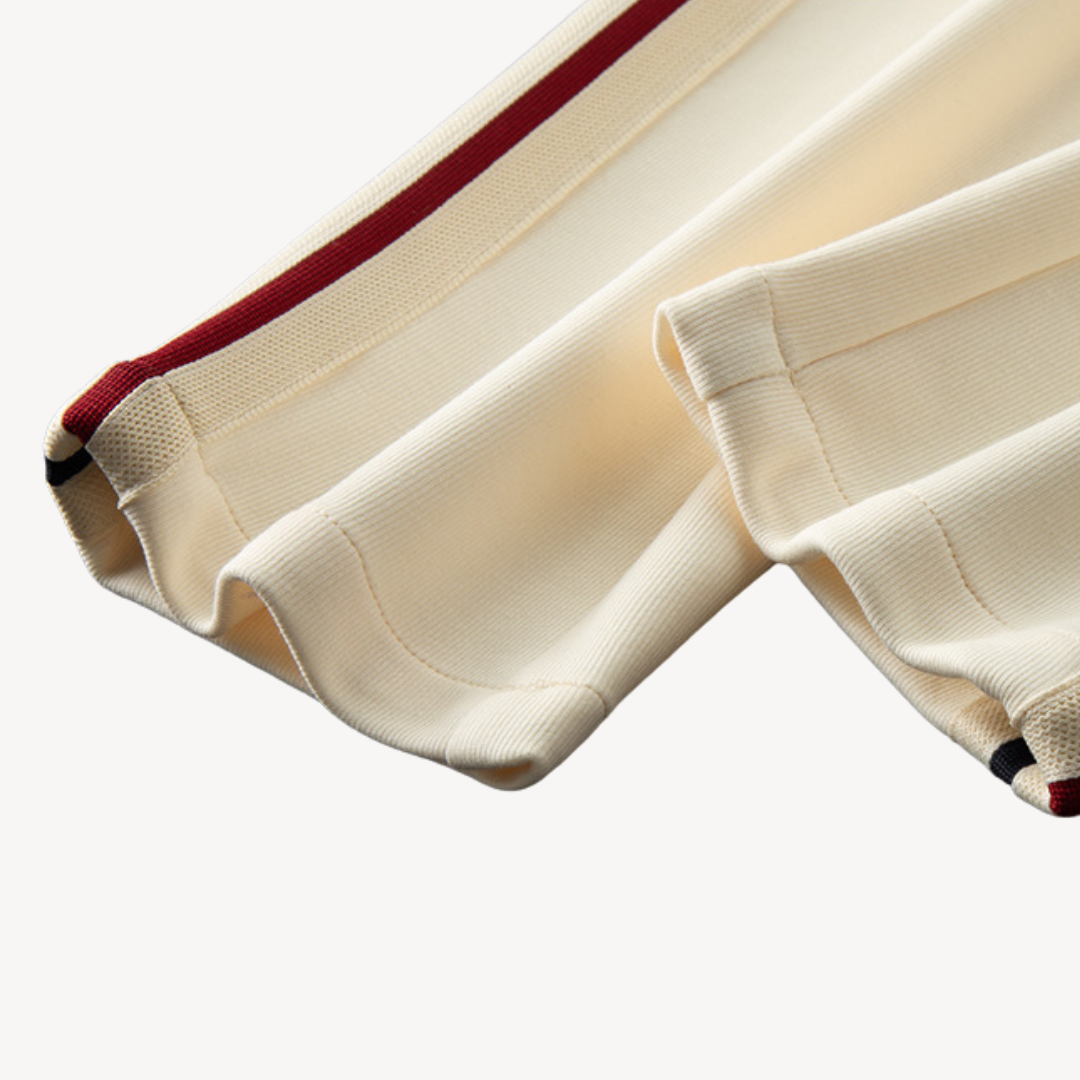 Men’s Premium Retro Stripe Half-Zip Tracksuit – Navy