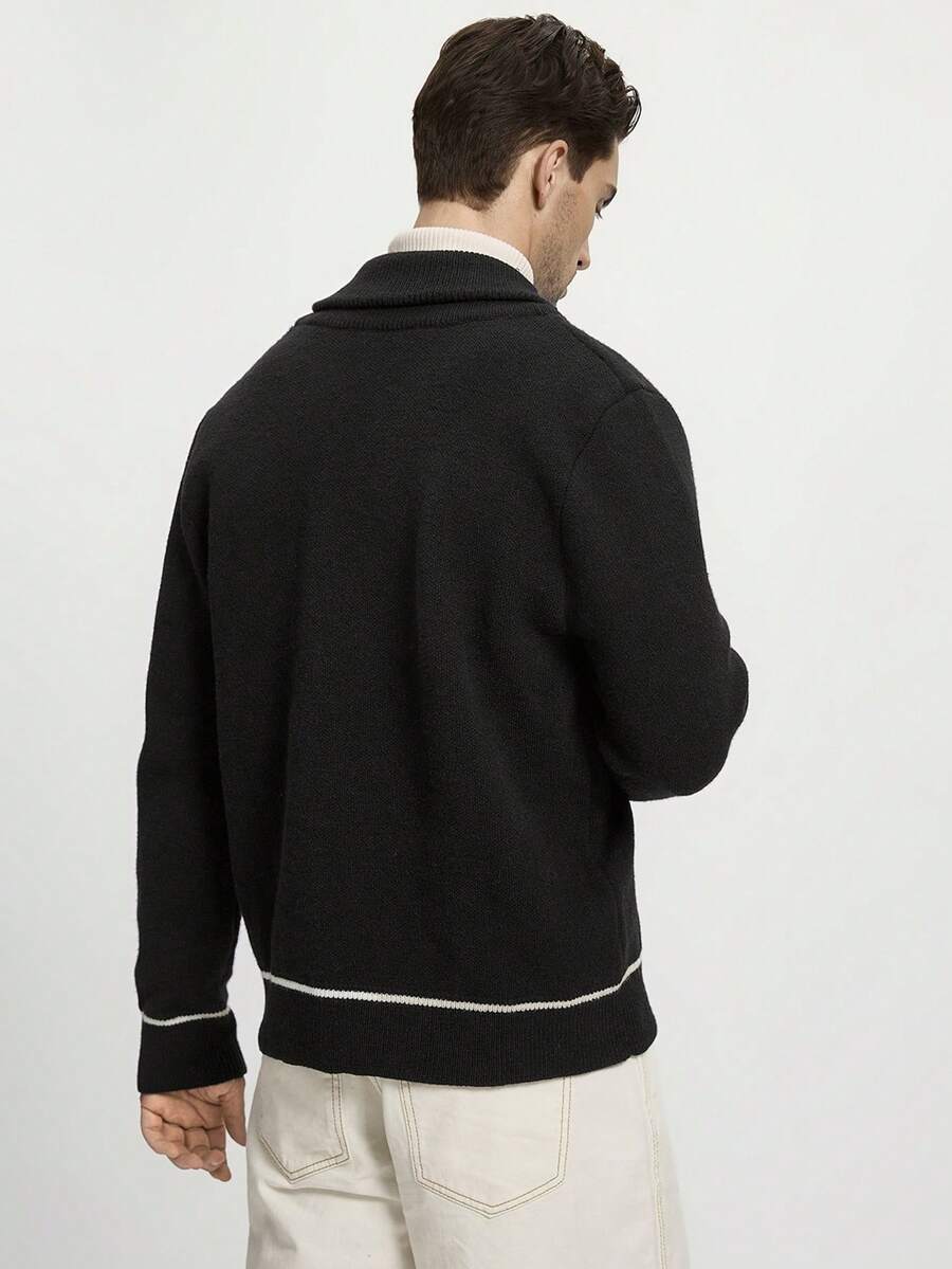 Nordic Knit Cardigan – Premium Winter Pattern