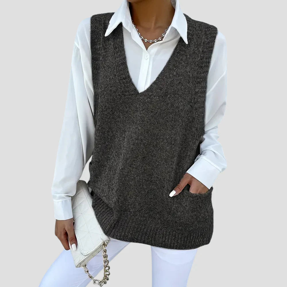 Sybilla | Casual Sleeveless Jumper