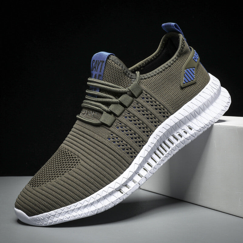 Men’s Lightweight Breathable Trainers – Flexible Fit & Sport Style Comfort