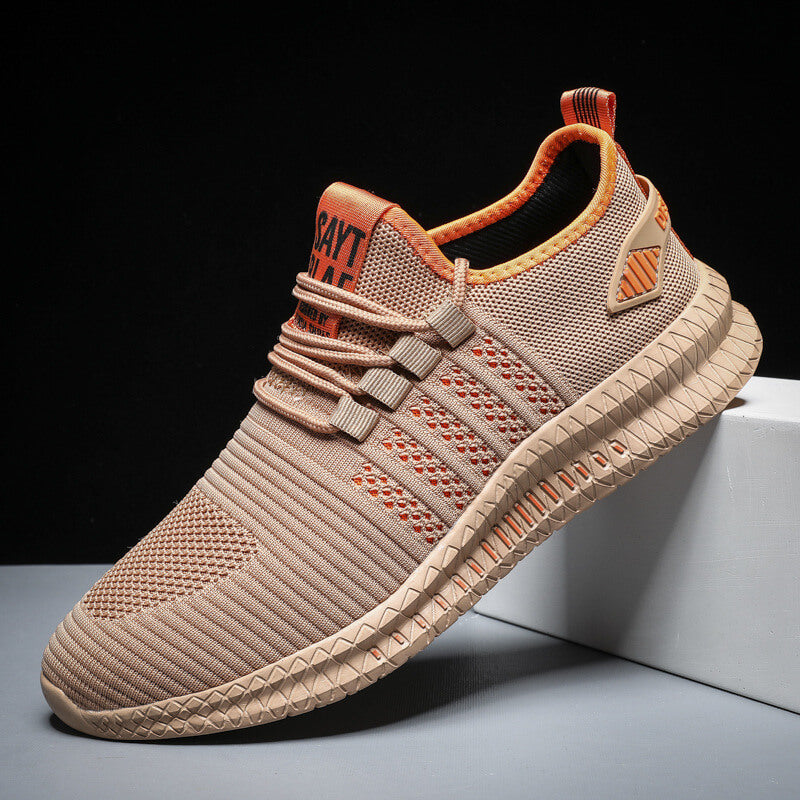 Men’s Lightweight Breathable Trainers – Flexible Fit & Sport Style Comfort