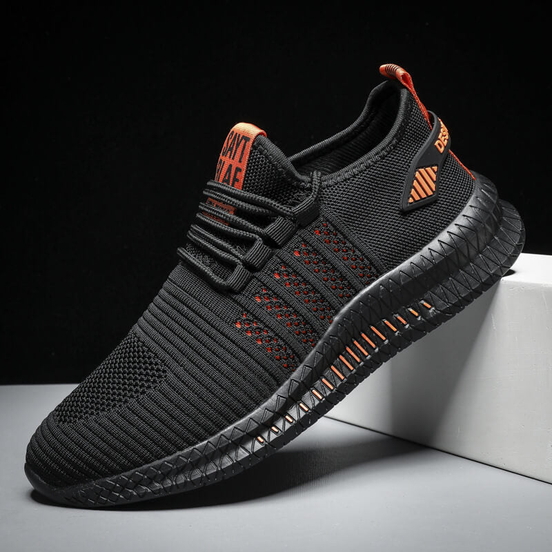 Men’s Lightweight Breathable Trainers – Flexible Fit & Sport Style Comfort