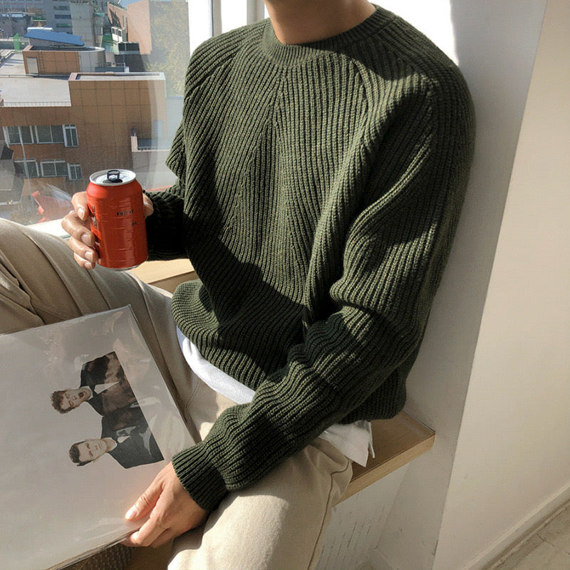 Chunky Knit Sweater – Minimal Warmth & Modern Comfort