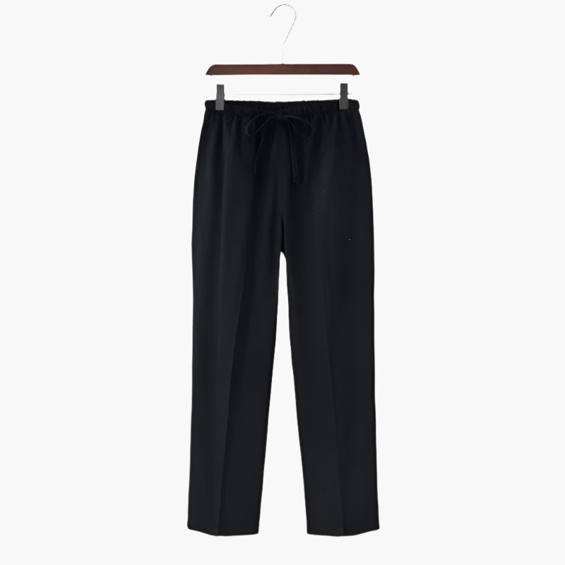 Relaxed Linen Drawstring Trousers – Effortless Comfort