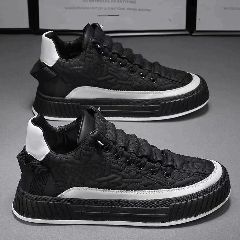 Men’s Premium Quilted Sneakers – Modern Style & Everyday Comfort