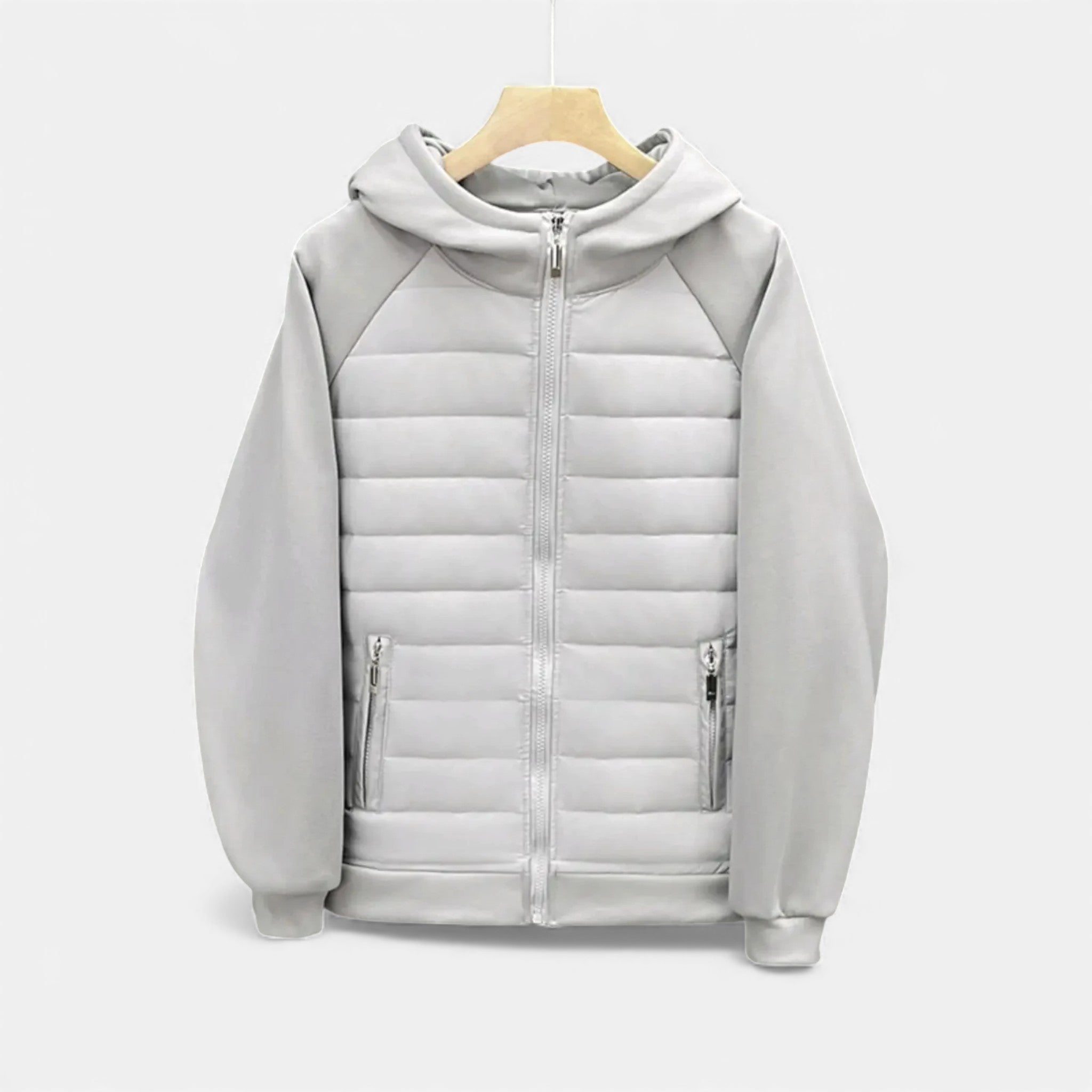 Men’s Hybrid Puffer Hoodie – Lightweight, Warm & Everyday Comfort