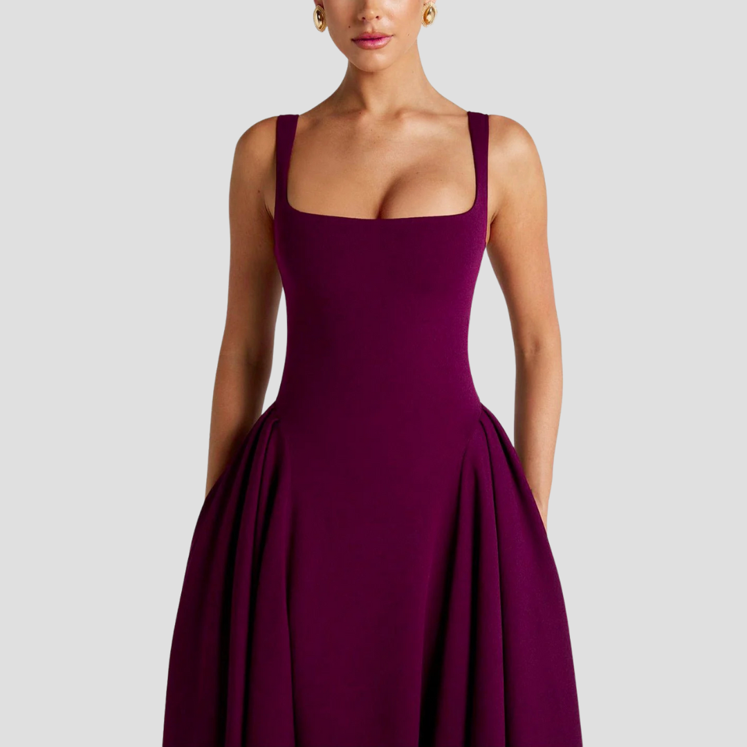 Grace | Pleated Midi Dress