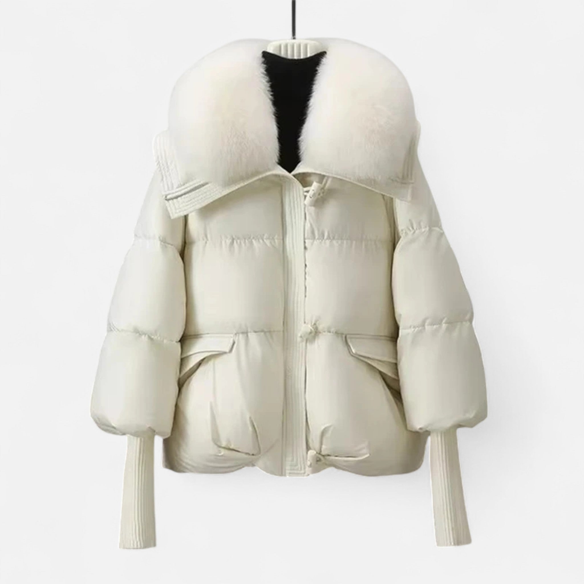 Premium Puffer Jacket with Luxurious Faux Fur Collar – Ultra Warm & Elegant