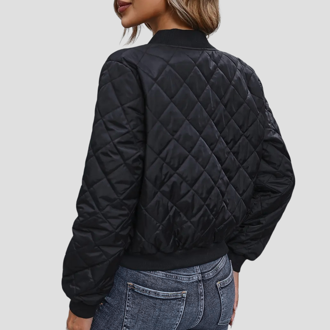 Calista | Quilted Bomber Jacket