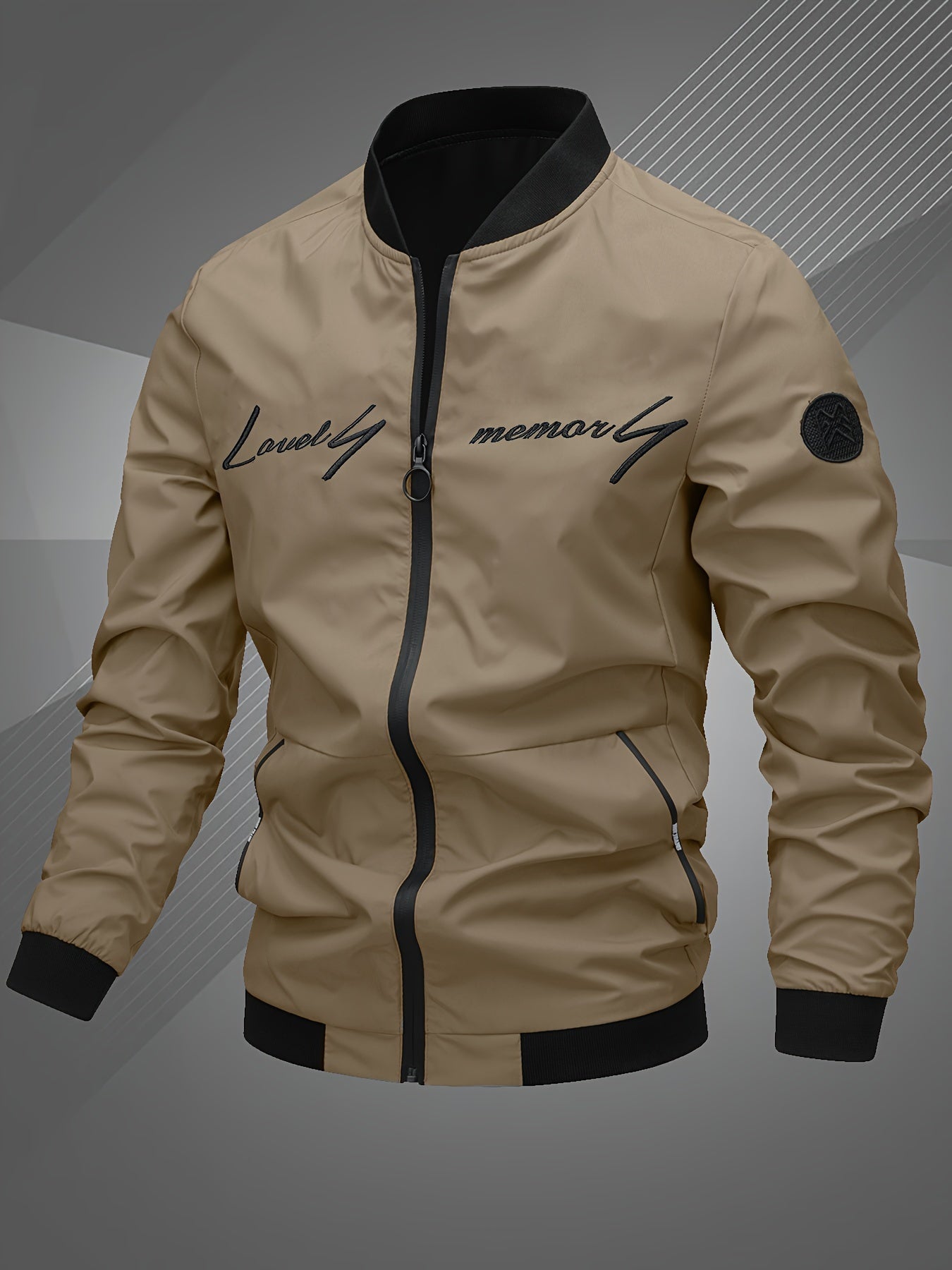 Men’s Signature Street Bomber – Modern Lightweight Jacket