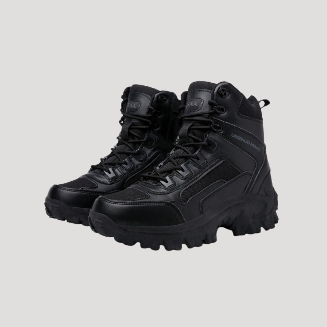 Men’s waterproof walking hiking boots winter grip