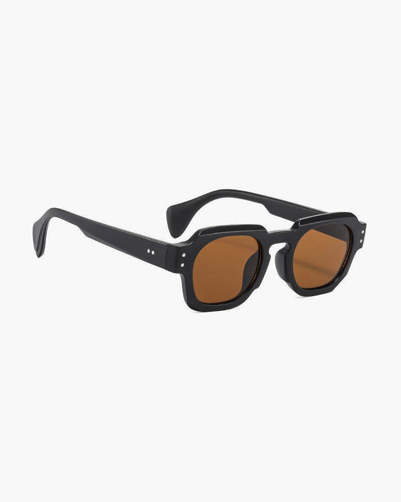 Men’s Square Retro Sunglasses – Bold Vintage Frame with UV400 Lenses