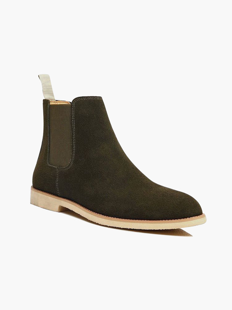 Men’s Classic Black Chelsea Boots – Premium Leather Look & Comfort Fit