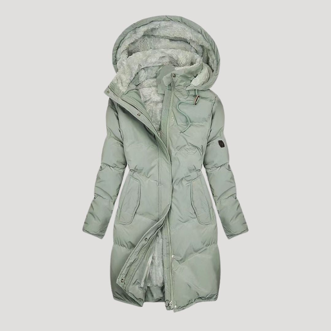 Women’s Long Faux-Fur Lined Winter Parka – Ultra Warm & Stylish