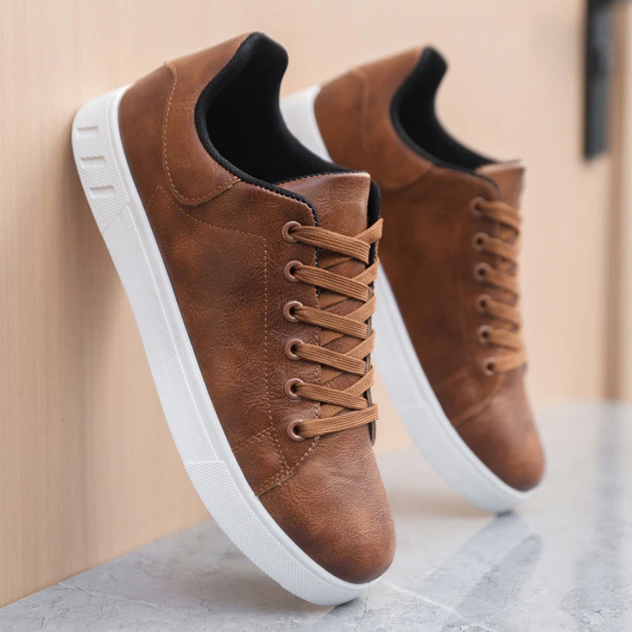 Men’s Classic Leather Sneaker – Smart Casual Comfort