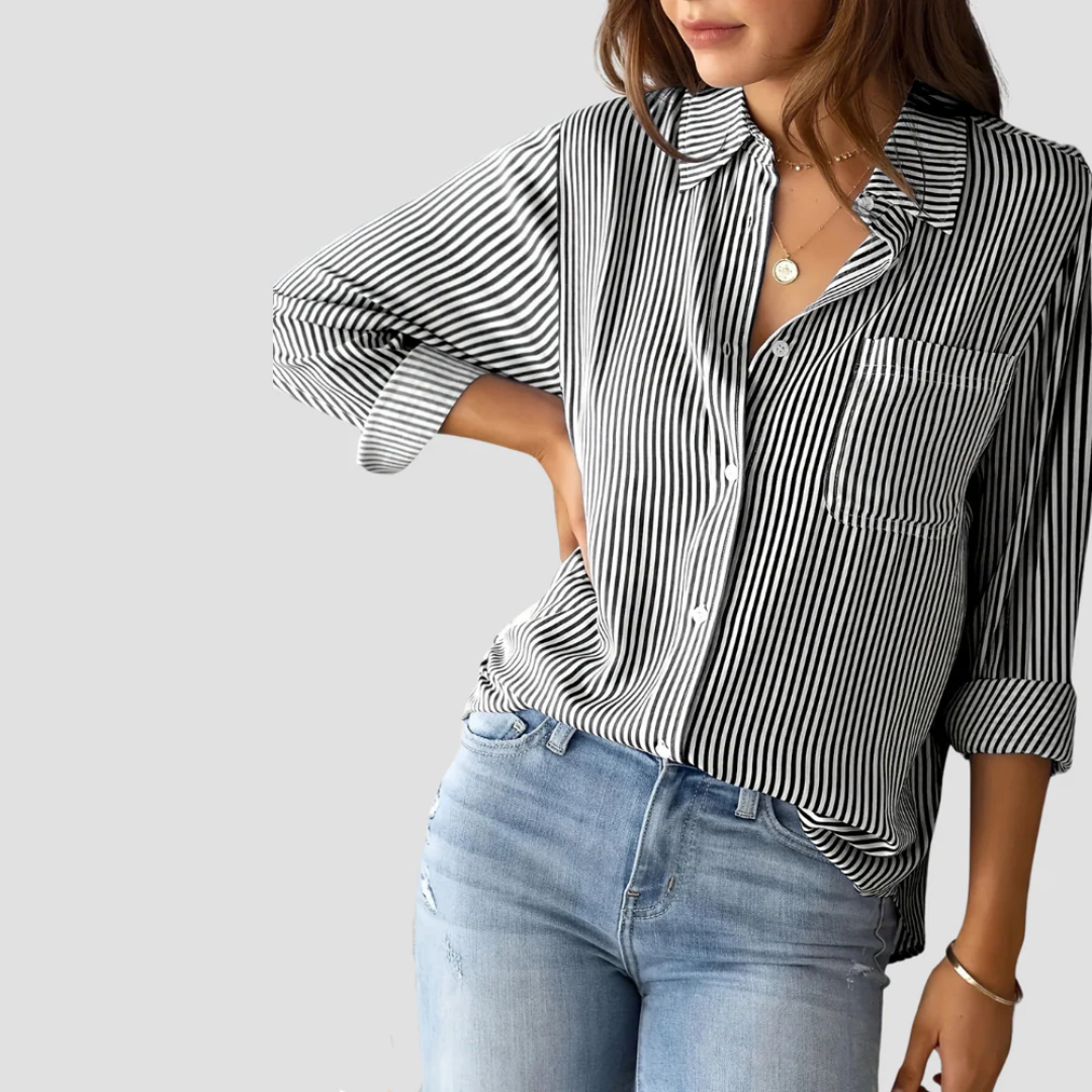 Lucinda | Striped Blouse