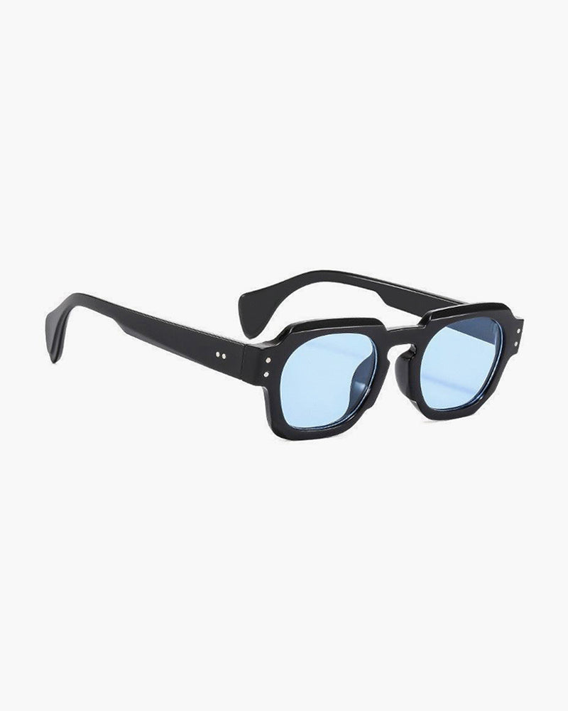 Men’s Square Retro Sunglasses – Bold Vintage Frame with UV400 Lenses