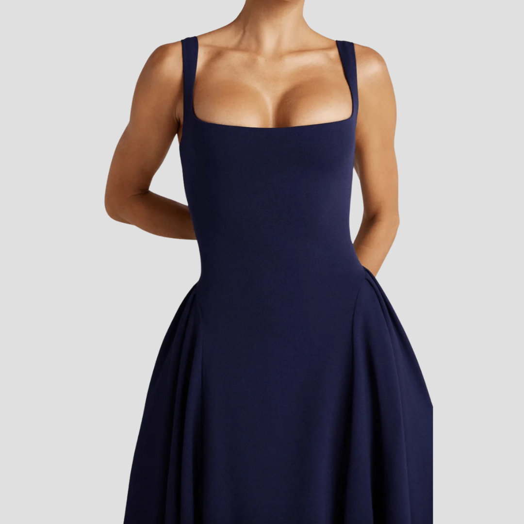 Grace | Pleated Midi Dress