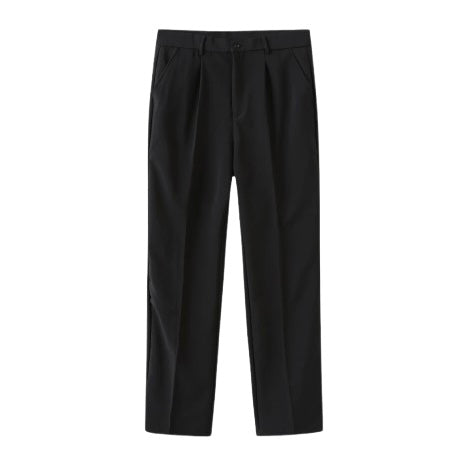 Cable Knit Zip Sweater & Tailored Trousers Set – Modern Smart Style by Luxoo