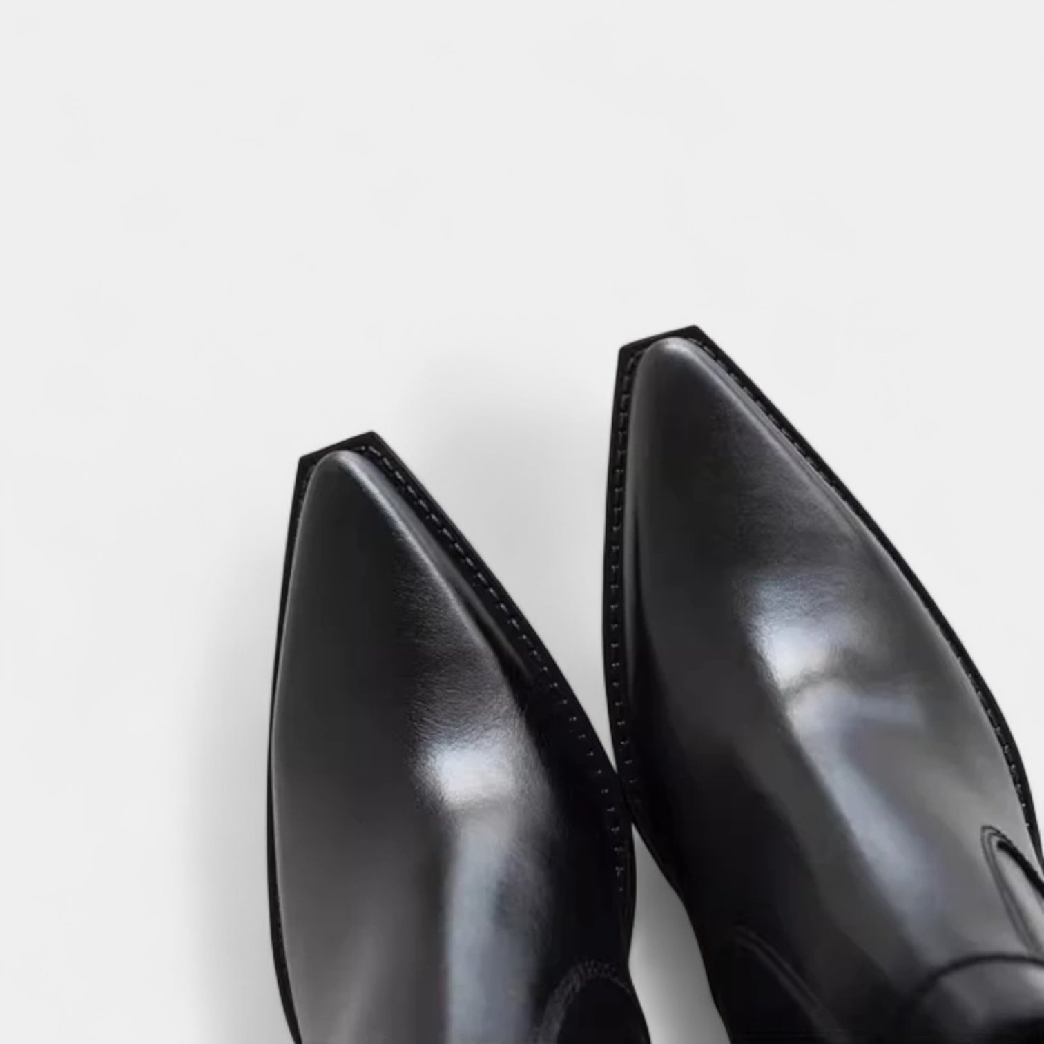 Women’s Heeled Ankle Boots – Pointed Toe, Block Heel