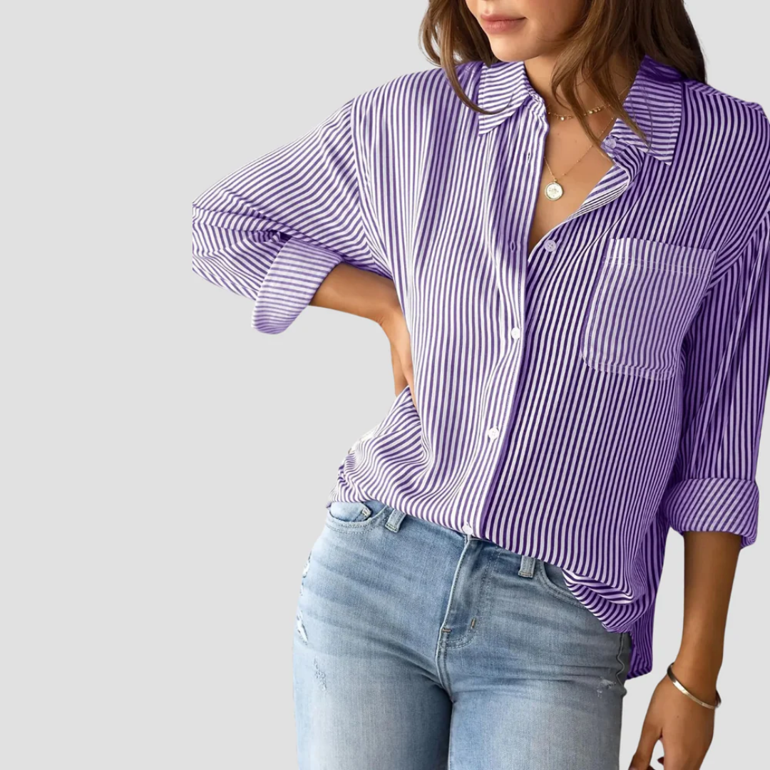 Lucinda | Striped Blouse
