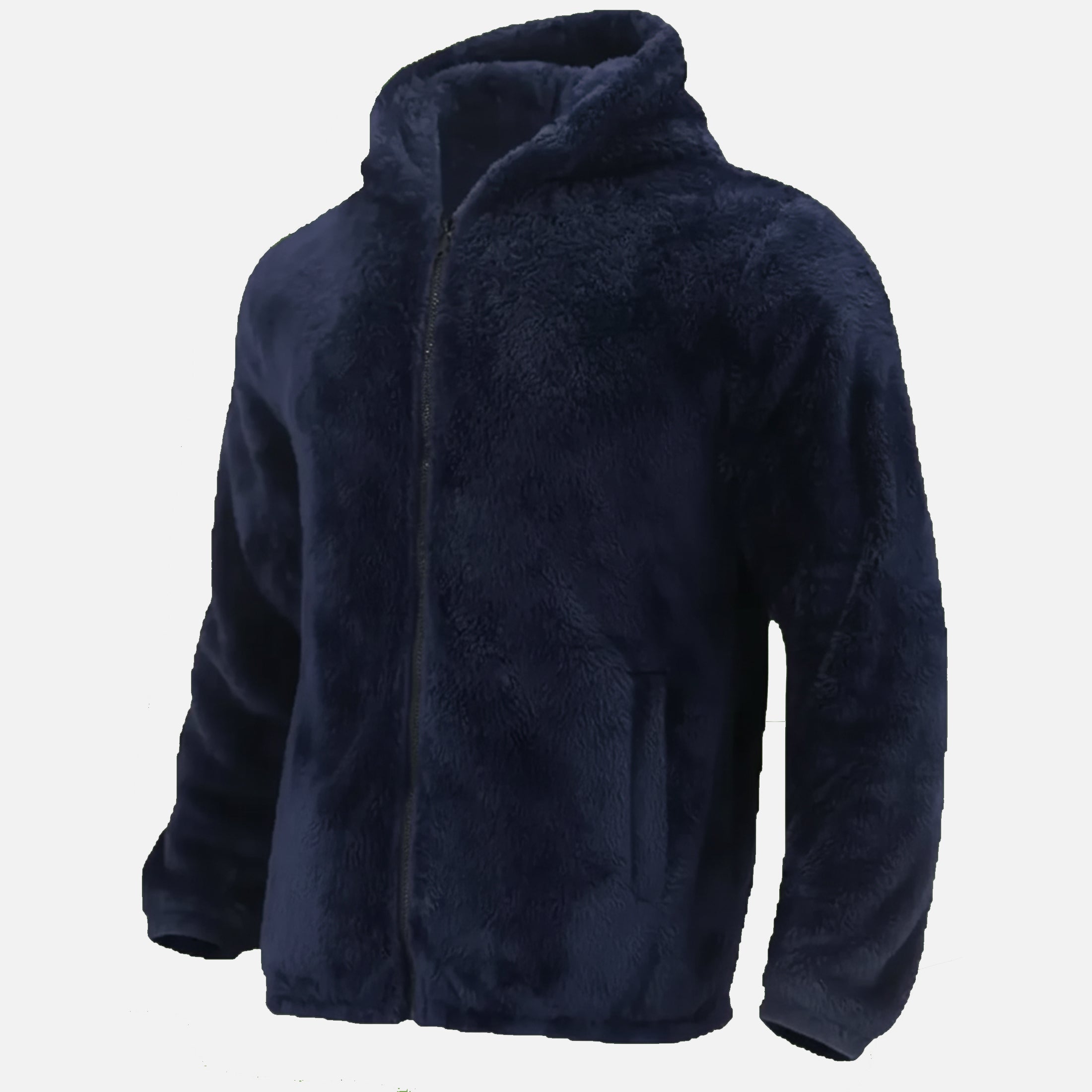 Men’s Sherpa Fleece Zip Hoodie – Ultra-Soft, Warm & Cozy Winter Comfort
