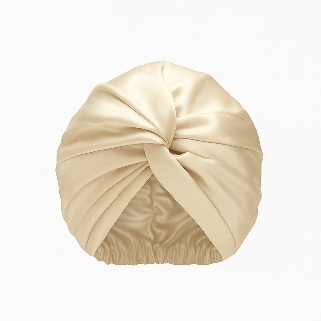 Premium zijden bonnet in elegante uitvoering