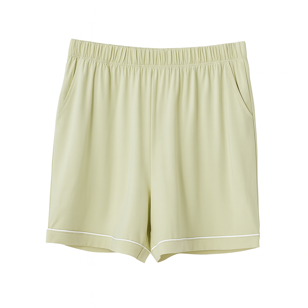 Stijlvolle korte pyjama set van zijde – perfect voor warme nachten