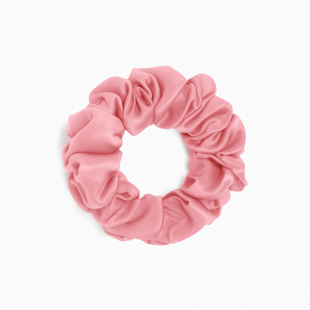 Comfortabele Luxoo scrunchie van zijde, geschikt voor alle haartypes