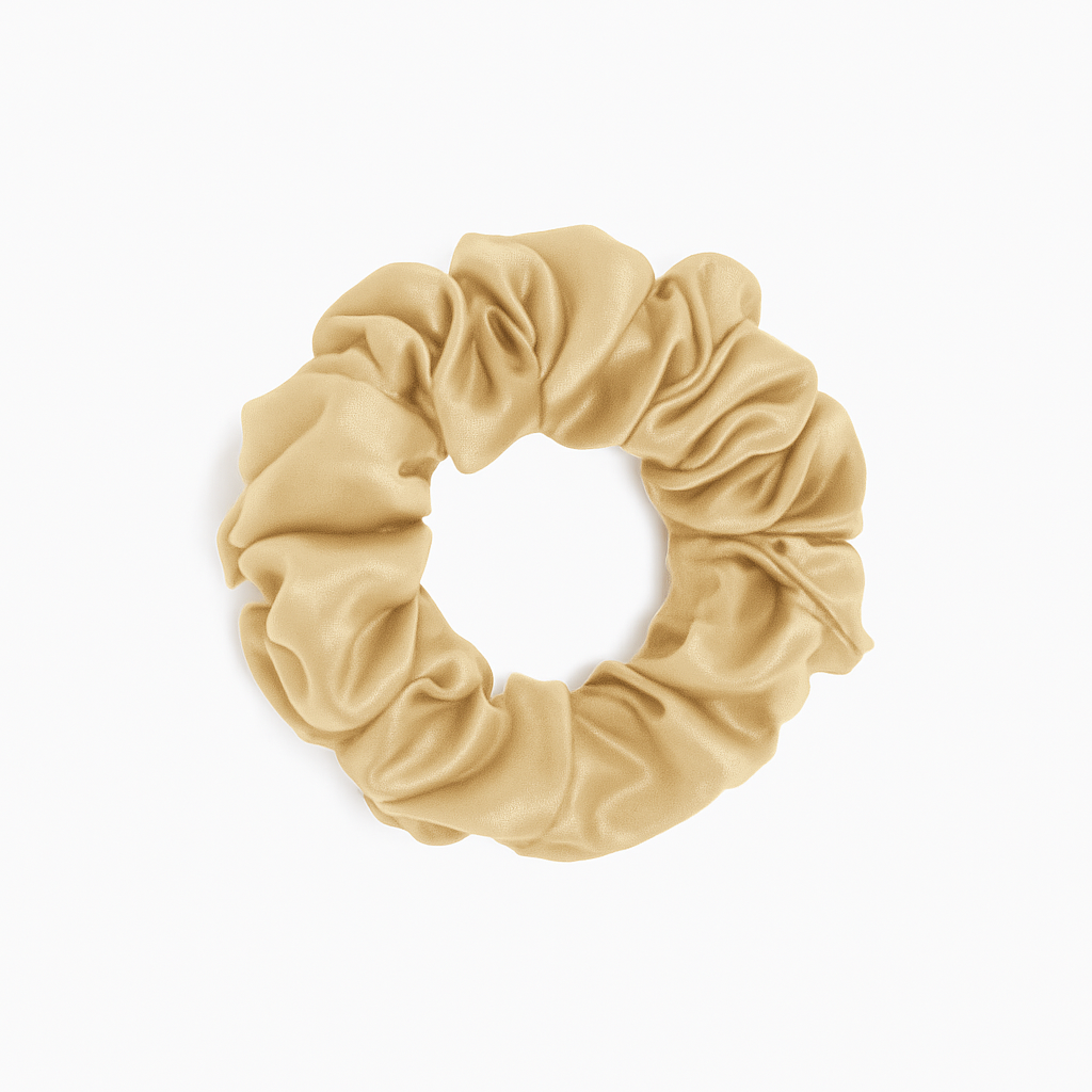 Zijdezachte scrunchie die pluis en haarbreuk voorkomt, perfect voor dagelijks gebruik