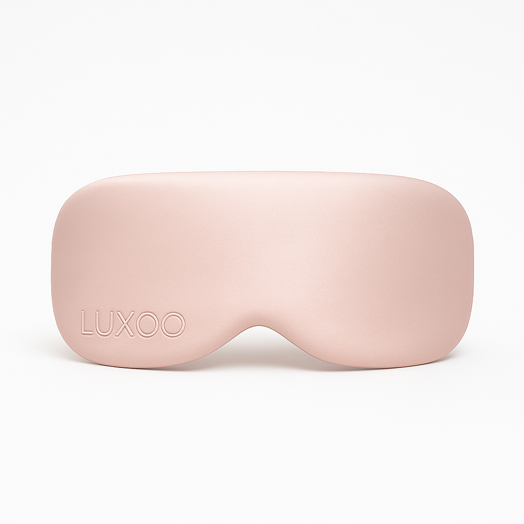 Wit zijden slaapmasker – ideaal voor ontspanning en reizen