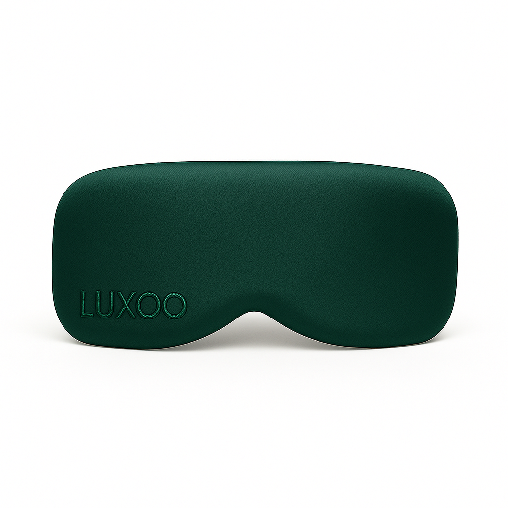 Diep smaragdgroen slaapmasker – chique limited edition