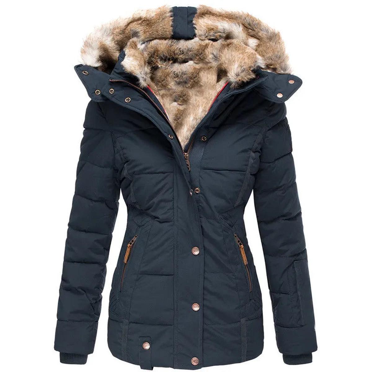 Chic Versatile Winter Jacket With Stylish Embellishments