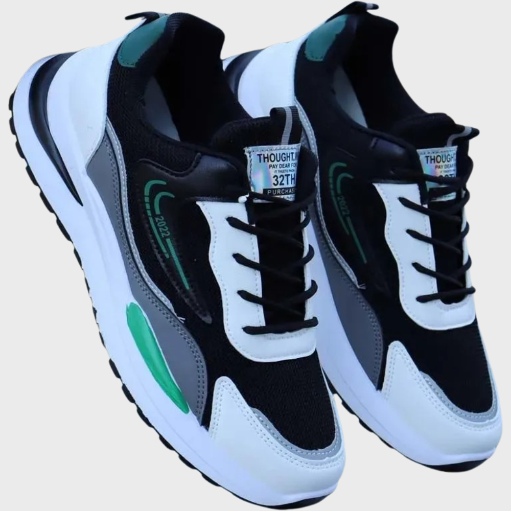 Men’s Dynamic Sport Sneakers – Lightweight Cushion & Bold Street Style