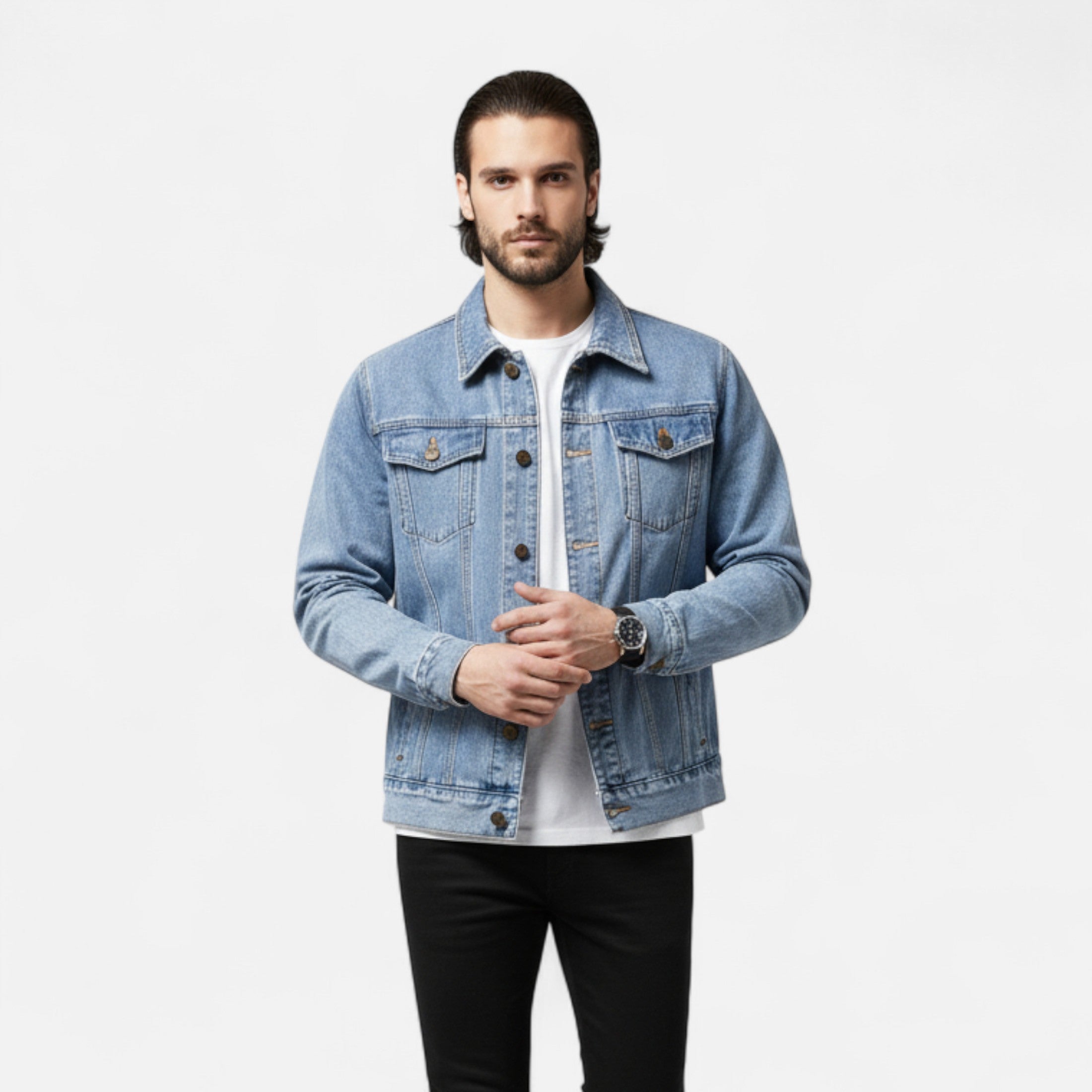Dorevelle | Men’s Denim Jacket – Vintage Autumn Cotton Style