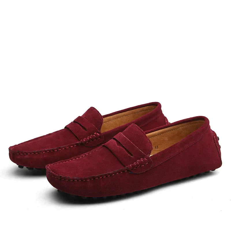 Luxury Men’s Slip-On Suede Loafers – Casual Smart Style