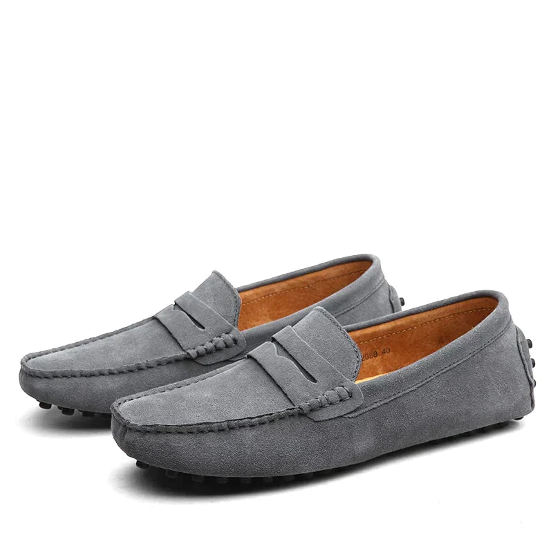 Luxury Men’s Slip-On Suede Loafers – Casual Smart Style