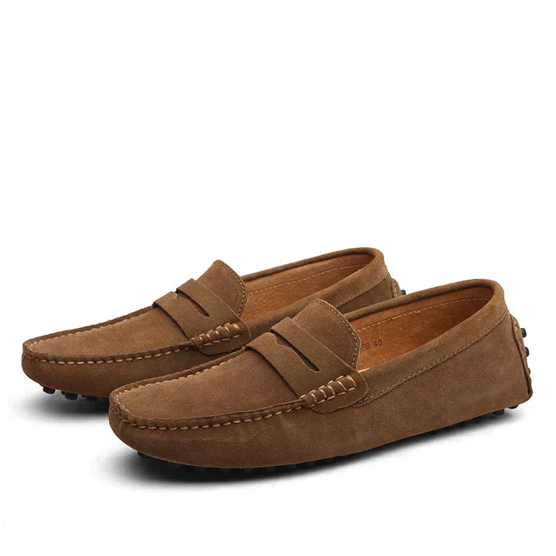 Luxury Men’s Slip-On Suede Loafers – Casual Smart Style