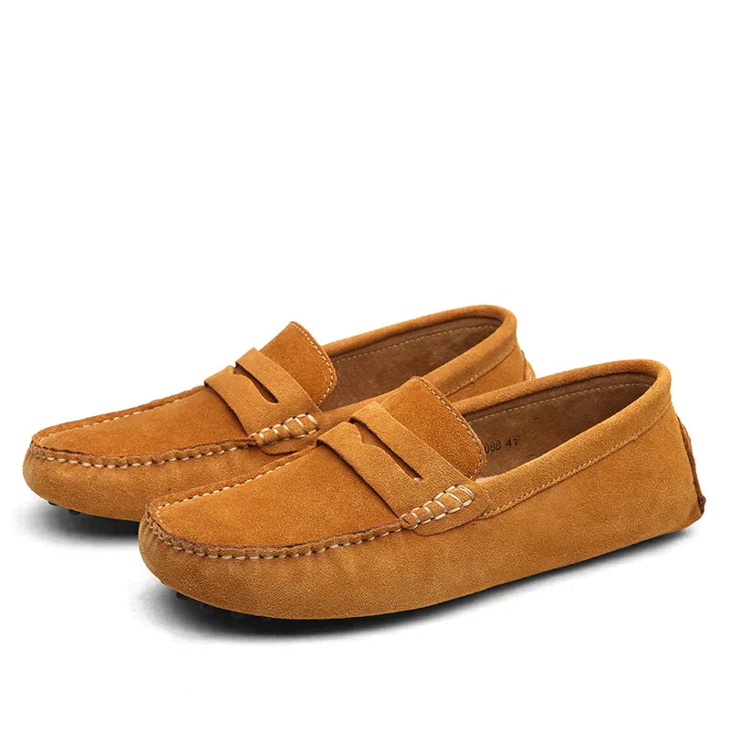 Luxury Men’s Slip-On Suede Loafers – Casual Smart Style